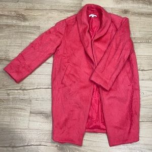 Elizabeth and James mohair cocoon coat size 6